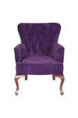 3A Mobilya Purple Midi Berjer 90X70X60 CM thumbnail 3