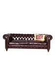 3A Mobilya Class Dark Brown Chesterfield thumbnail 3
