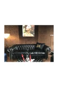 3A Mobilya Siyah Pullap Chesterfield thumbnail 1
