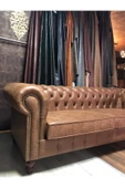 3A Mobilya Taba Nubuk Chesterfield thumbnail 4