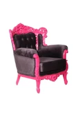 3A Mobilya Grey And Pink Berjer 73X85X95 Cm thumbnail 1