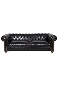 3A Mobilya Pullap Black Chesterfield 230X90X80 CM thumbnail 2