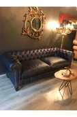 3A Mobilya Hakiki Deri Klas Chesterfield thumbnail 4