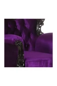 3A Mobilya Black And Purple Berjer thumbnail 3
