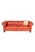 3A Mobilya Taba Hakiki Deri Chesterfield thumbnail 1