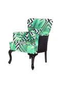 3A Mobilya Green Kapitone Midi Berjer 90X70X60 CM thumbnail 2
