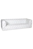 3A Mobilya White Baxter Chesterfield 230X90X80 CM thumbnail 1