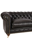 3A Mobilya Black Elegance Chesterield 230X90X80 CM thumbnail 3