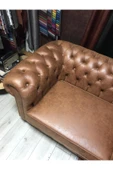 3A Mobilya Taba Nubuk Chesterfield thumbnail 2