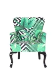 3A Mobilya Green Kapitone Midi Berjer 90X70X60 CM thumbnail 1
