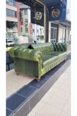 3A Mobilya LONDON PULLAP GREEN CHESTERFİELD thumbnail 7