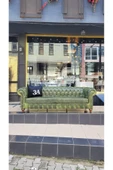 3A Mobilya LONDON PULLAP GREEN CHESTERFİELD thumbnail 1
