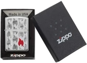 Zippo Red Flame In Flames Dizayn Çakmak thumbnail 5