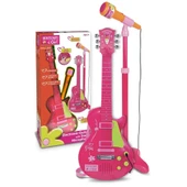 Elektronik Ayaklı Mikrofonlu Pembe Gitar thumbnail 4