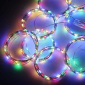Tel Perde Led 3*3m 300 Led RGB thumbnail 1