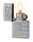 Zippo Bold Eagle Satin Chrome Dizayn Çakmak thumbnail 3