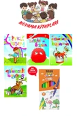 4 lü Boyama Kitabı Seti (Kuru Boya Hediyeli) thumbnail 1