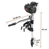 Tomking TK140FB Dıştan Takma Motor 4 Strok thumbnail 2