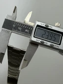 Vintage Çelik Saat Kordon 24mm Gri thumbnail 6