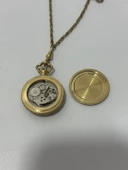Bucherer 28mm Kurmalı İşlemeli Kolye Cep Saati thumbnail 7