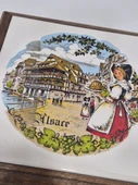 Vintage Alsace Temalı  Seramik Nihale thumbnail 3
