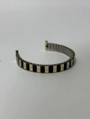 Vintage Flex Çelik Kordon 12mm Gold-Siyah thumbnail 2