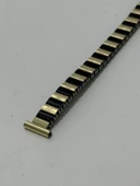 Vintage Flex Çelik Kordon 12mm Gold-Siyah thumbnail 4