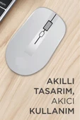 Mouse Çift Modlu Sessiz Kablosuz Fare TM18 thumbnail 6