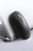 Mouse Çift Modlu Bluetooth + Usb Şarjli Sessiz Kablosuz Fare TM19 thumbnail 9