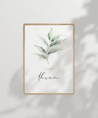 İhsan Minimal Botanik Duvar Poster thumbnail 3