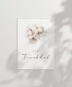 Tevekkül Minimal Çiçek Temalı Duvar Poster thumbnail 2