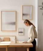 Minimal Zen Taş Temalı 3'lü Duvar Poster Seti thumbnail 6