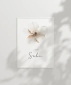 Sabr Minimal Çiçek Temalı Duvar Poster thumbnail 2