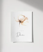 Dua Minimal Çiçek Temalı Duvar Poster thumbnail 4