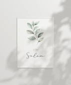 Selam Minimal Botanik Duvar Poster thumbnail 2