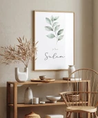 Selam Minimal Botanik Duvar Poster thumbnail 6