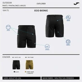 Joma Explorer Bermuda Black Erkek Siyah Şort thumbnail 8