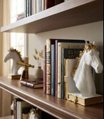 Dekoratif At Kitap Tutucu Biblo (Biblo) thumbnail 5