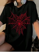 Baskılı T-shirt - Siyah thumbnail 1