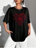 Baskılı T-shirt - Siyah thumbnail 2