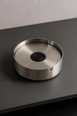 Paslanmaz Çelik Kapaklı Küllük 10 cm thumbnail 1