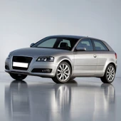 Audi A3 Tek Kapı 2009-2012 Sol Kapı Cam Mekanizması 8P3837461C thumbnail 2