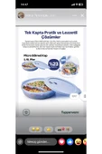 Tupperware Mikro bölmeli kap 1.4 litre thumbnail 2