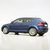 Audi A3 Tek Kapı 2004-2008 Sol Kapı Cam Mekanizması 8P3837461C thumbnail 2