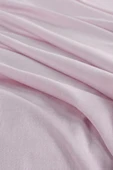 Karden Flower Solid Pamuklu Çift Kişilik Nevresim Seti - Pembe thumbnail 3