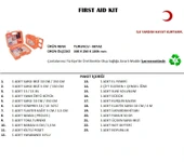 Büyük Boy İlk Yardım Seti First Aid Kit thumbnail 2