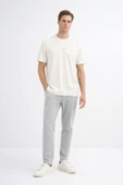 Cazador Erkek Modal Kumaş Basic Regular Fit 44105 Ekru thumbnail 1