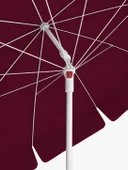 Bordo Plaj Şemsiyesi 200 cm çap /10 telli, Polyester Kumaş thumbnail 5