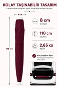 Bordo Plaj Şemsiyesi 200 cm çap /10 telli, Polyester Kumaş thumbnail 4