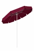 Bordo Plaj Şemsiyesi 200 cm çap /10 telli, Polyester Kumaş thumbnail 3